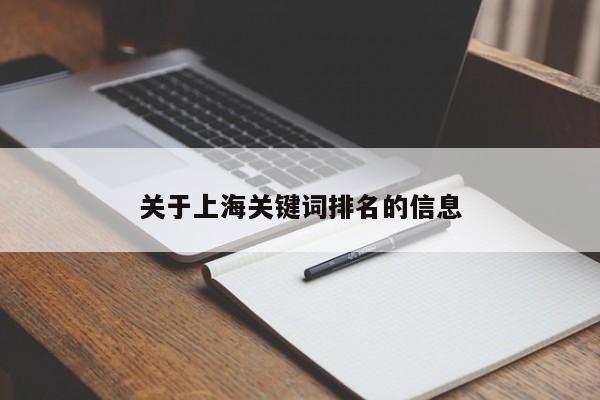 关于上海关键词排名的信息