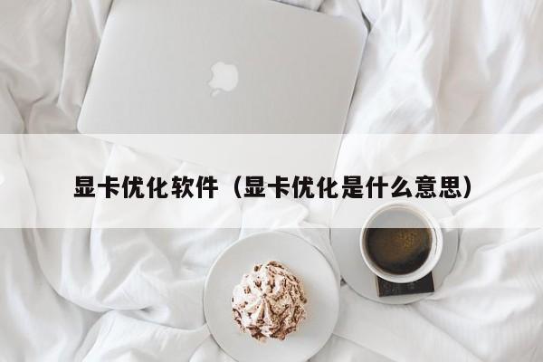 显卡优化软件（显卡优化是什么意思）