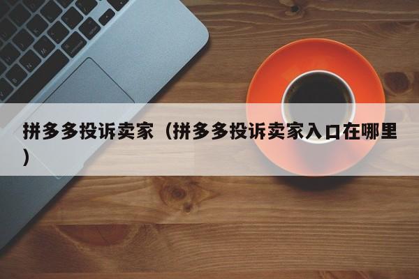 拼多多投诉卖家（拼多多投诉卖家入口在哪里）