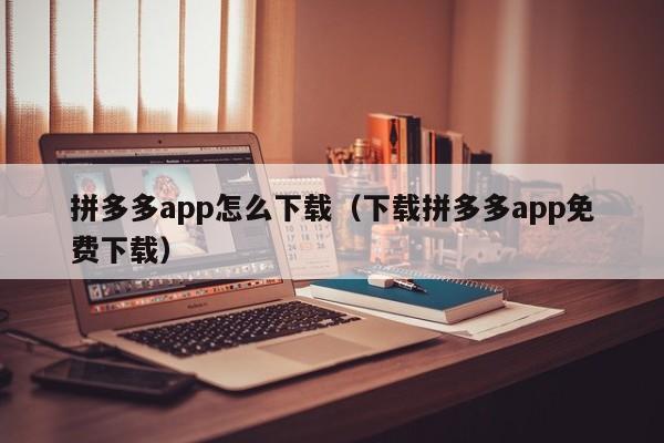 拼多多app怎么下载（下载拼多多app免费下载）