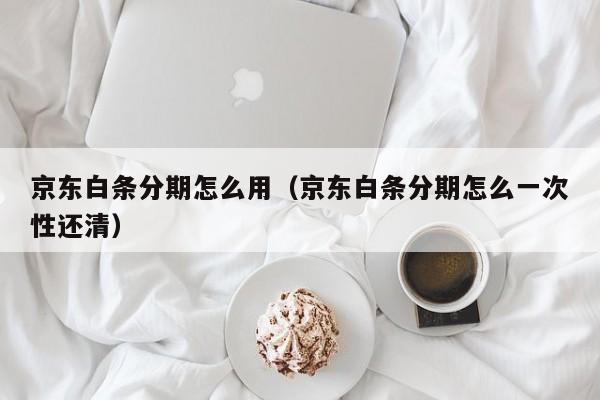 京东白条分期怎么用（京东白条分期怎么一次性还清）