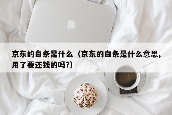 京东的白条是什么（京东的白条是什么意思,用了要还钱的吗?）