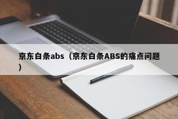 京东白条abs（京东白条ABS的痛点问题）